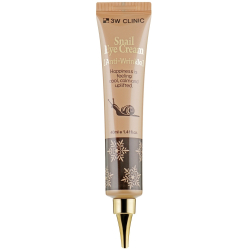 Антивіковий крем для повік з муцином равлика 3W Clinic Snail Eye Cream Anti Wrinkle