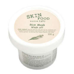 Живильна відновлювальна маска з рисовим борошном SKINFOOD Rice Mask Wash Off Pack