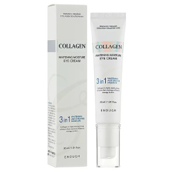 Освітлюючий крем для повік з колагеном Enough Collagen 3 in 1 Whitening Moisture Eye Cream