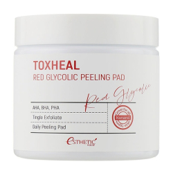 Пілінг-диски для обличчя з гліколевою кислотою Esthetic House Toxheal Red Glycolic Peeling Pad