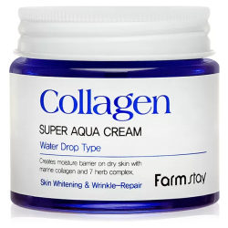Зволожуючий крем для обличчя з колагеном FarmStay Collagen Super Aqua Cream