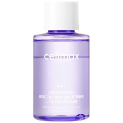 Засіб для зняття стійкого макіяжу очей та губ з брокколі Celimax Derma Nature Broccoli Spot Brightening Lip & Eye Remover