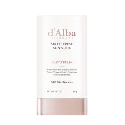 Мінеральний сонцезахисний стік з високим фактором захисту SPF 50+ PA++++ D'ALBA Air Fit Fresh Sun Stick