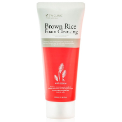 Пінка для вмивання з коричневим рисом 3W Clinic Brown Rice Foam Cleansing Anti Sebum