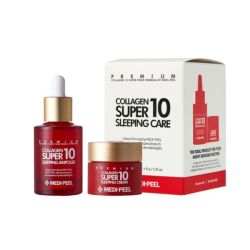 Набір сироватка та крем з колагеном та пептидами Medipeel Collagen Super 10 Sleeping Care Set