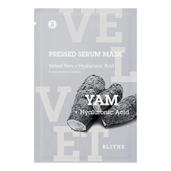 Зволожувальна тканинна маска з екстрактом кореню ямса BLITHE PRESSED SERUM MASK VELVET YAM Mask Sheet