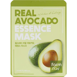 Зволожувальна та поживна маска з екстрактом авокадо FARM STAY REAL AVOCADO ESSENCE MASK
