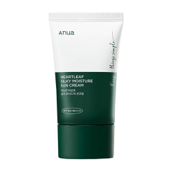 Сонцезахисний крем для чутливої шкіри Anua Heartleaf Silky Moisture Sunscreen SPF 50+ PA++++