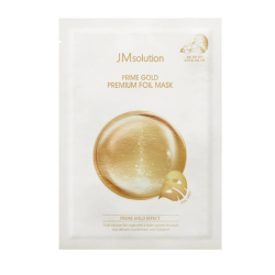 Тришарова зволожувальна маска з колоїдним золотом JM SOLUTION PRIME GOLD PREMIUM FOIL MASK