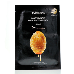 Живильна відновлювальна маска з прополісом JM SOLUTION HONEY LUMINOUS ROYAL PROPOLIS MASK Black