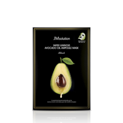 Живильна ультратонка маска з авокадо JM SOLUTION WATER LUMINOUS AVOCADO OIL AMPOULE MASK Black