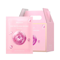 Колагенова маска для глибокого зволоження та відновлення шкіри JM SOLUTION PURE COLLAGEN PINK MASK FIRMING