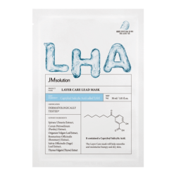 Відновлювальна маска для чутливої шкіри з LHA-кислотою JM SOLUTION LAYER CARE LEAD MASK
