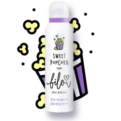 Пінка для душу з ароматом солодкого попкорну BILOU Sweet Popcorn