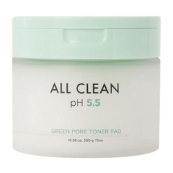 Тонер-педи для обличчя що очищають Heimish All Clean Green Pore Toner Pad