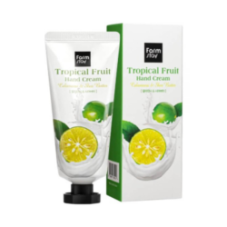 Крем для рук с маслом ши и каламанси FARMSTAY TROPICAL FRUIT HAND CREAM CALAMANSI & SHEA BUTTER
