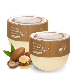 Живильний крем-батер для тіла з олією ши FARMSTAY REAL SHEA BUTTER ALL-IN-ONE CREAM