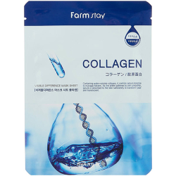Тканинна маска для обличчя з колагеном FARMSTAY VISIBLE DIFFERENCE MASK SHEET COLLAGEN