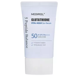 Зволожувальна сонцезахисна сироватка з глутатіоном Medipeel Glutathione Hyal Aqua Sun Serum SPF50+ PA++++