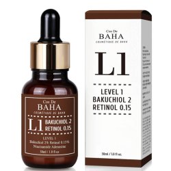Антивікова сироватка з бакучиолом та ретинолом COS DE BAHA L1 Bakuchiol & Retinol Serum (L1)