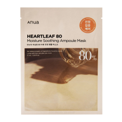 Заспокійлива маска з екстрактом хауттюнії Anua Heartleaf 80 Ampoule Mask