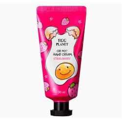 Зволожуючий крем для рук з екстрактом полуниці DAENG GI MEO RI EGG PLANET OH MY Hand Cream Strawberry