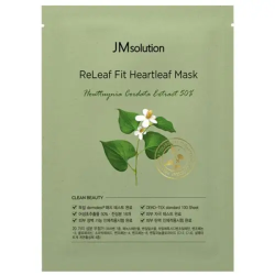 Омолоджуюча та заспокійлива маска JMSOLUTION RELEAF FIT HEARTLEAF MASK