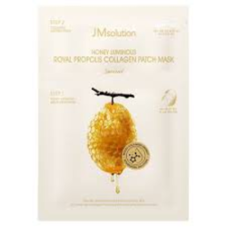 Живильна подвійна маска зз прополісом та колагеном JMSOLUTION HONEY LUMINOUS ROYAL PROPOLIS COLLAGEN PATCH MASK Special