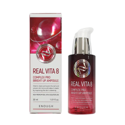 Освітлююча сироватка на основі обліпихи Enough Premium Real Vita 8 Complex Pro Bright Up Ampoule