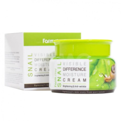 Зволожуючий крем з равликовим муцином FarmStay Visible Difference Moisture Cream Snail