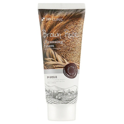 Пінка для вмивання з екстрактом коричневого рису 3W Clinic Brown Rice Cleansing Foam