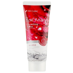 Пінка для вмивання 3W Clinic Rose Water Cleansing Foam