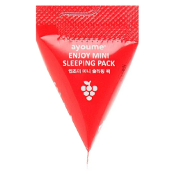 Нічна антивікова маска для обличчя з червоним вином Ayoume Enjoy Mini Sleeping Pack