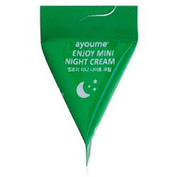 Нічний крем для обличчя з центелою азіатською Ayoume Enjoy Mini Night Cream