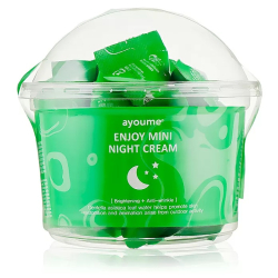 Нічний крем для обличчя з центелою азіатською Ayoume Enjoy Mini Night Cream