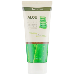 Очищаюча пінка для обличчя з екстрактом алое FarmStay Aloe Pure Cleansing Foam