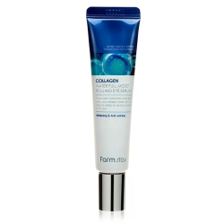 Сироватка-ролер з колагеном для шкіри навколо очей FarmStay Collagen Water Full Moist Rolling Eye Serum
