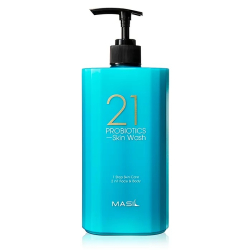 Очищаючий гель для душу та вмивання з пробіотиками Masil 21 Probiotics Skin Wash