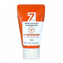 Вітамінізуюча пінка для вмивання May Island 7 Days Secret Vita Plus-10 Cleansing Foam