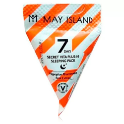 Нічна маска для обличчя з вітамінами May Island 7 Days Secret Vita Plus-10 Sleeping Pack