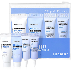 Набір мініатюр для зволоження обличчя з глутатіоном Medipeel Glutathione Hyal Aqua Trial Kit