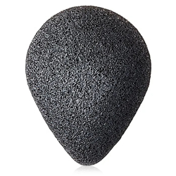 Натуральний спонж «Конняку» для обличчя з деревним вугіллям Purito Bamboo Charcoal Konjac Sponge