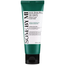 Кислотна пінка для вмивання Some By Mi AHA-BHA-PHA 30 Days Miracle Acne Clear Foam