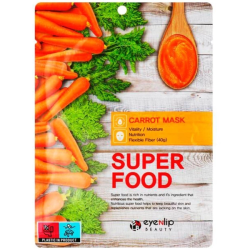 Антиоксидантна тонізуюча маска на основі екстракту моркви EYENLIP Super Food Carrot Mask
