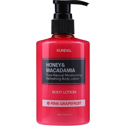 Зволожуючий лосьйон для тіла з ароматом Рожевий Грейпфрут KUNDAL Honey & Macadamia Body Lotion Pink Grapefruit
