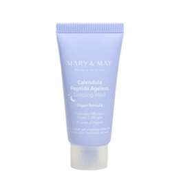 Нічна антивікова маска з пелюсток календули MARY&MAY Calendula Peptide Ageless Sleeping Mask