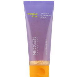Освітлювальна, зволожувальна пінка для вмивання Neogen Dermalogy Double Vita Capsule Cleansing Foam