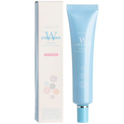 Крем для шкіри навкого очей освітлюючий з колагеном Enough W Collagen Whitening Premium Eye Cream