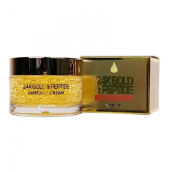 Антивіковий ампульний крем із золотом і пептидами EYENLIP 24K GOLD & PEPTIDE AMPOULE CREAM