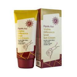 Сонцезахисний крем FARMSTAY LAFERME VISIBLE DIFFERENCE SNAIL SUN CREAM